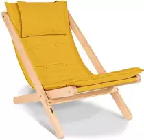 WOODMAN Priešraštinė kėdė „Allegro“, 1,08x0,62x0,85 m, Geltona