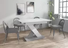 Szynaka Trendline Išskleidžiamas stalas ENZO 01 Craft Oak Gold /Beton Juodas