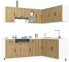 Virtuvinių spintelių komplektas, 11 dalių, Kalmar, artisano