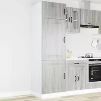 virtuvės spinta "Kalmar" Pilka Sonoma Engineered Wood