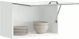 Sieninė virtuvės spinta "Lucca" Pilka Sonoma Engineered Wood