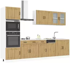 Virtuvinių spintelių komplektas, 7 dalių, Kalmar, artisano