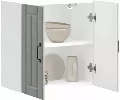 Sieninė virtuvės spinta "Lucca" Pilka Sonoma Engineered Wood