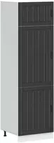virtuvės spintelė "Lucca" Juodas Engineered Wood