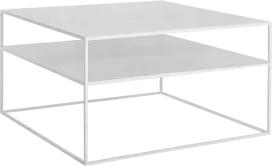 Customform Kavos staliukas, Tensio, 80x80 cm, baltas