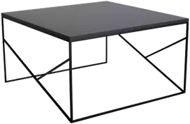 Customform Kavos staliukas, Fancy Basic, 80x80 cm, juodas