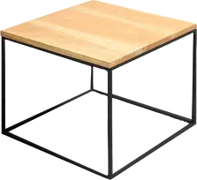 Customform Kavos staliukas, TENSIO WOOD 50, 50x50x45 cm, Juodas
