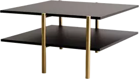 Customform Kavos staliukas, DARYL METAL 60, 0.6x0.6x0.45 m, Auksinis