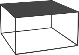 Customform Kavos staliukas, TENSIO METAL 80, 80x80x45 cm, Juodas