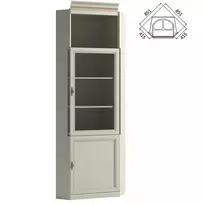 Taranko Meble Kampinė vitrina MERANO-10