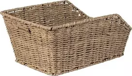Basil Krepšys na tylny bagażnik BASIL CENTO RATTAN LOOK + Mounting set for CENTO basket neperšlampamas