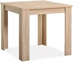 Homestyle4U Valgomojo stalas, 80x80x75 cm, rudas