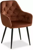 Homestyle4U Valgomojo kėdė, 59x89x62.5 cm, ruda
