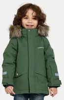 Didriksons žieminė striukė su augimo funkcija BJÄRVEN KIDS PARKA 3 - Pine Žalias (yra vietoje)
