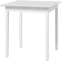 Homcom Kvadratinis valgomojo stalas 2 asmenims, medinis svetainės stalas 75 x 75 x 76 cm