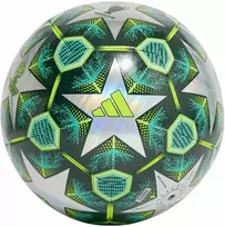 Futbolo kamuolys adidas UCL Training 24/25 Knockout Stages Foil zielono-sidabrinė JH1280 (5)