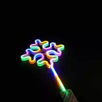 LED neoninė lazdelė snaigė
