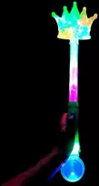 Šviečianti LED lazda karūna su šviesos efektais - žalia