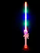 Šviečianti vienaragio lazda su muzika ir LED disko efektais