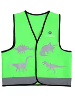 Šviesą atspindinti vaikiška liemenė LittleLife Hi Vis Žalias Dinosaur - S