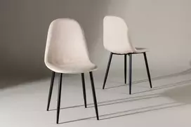 Venture Design Valgomasis kėdė, Polar, 2 vnt., 53x88x46 cm, Beždžionės spalva