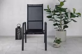 Venture Design Atlenkiamas kėdė, Copacabana 2 vnt., 65x56.5x110 cm, Juoda