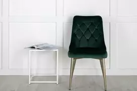 Venture Design Valgomasis kėdė, aksomas Lyx, 66x50x88.5 cm, žalia