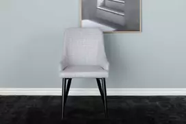 Venture Design Valgomasis kėdė, Plaza, 58x49x86 cm, Pilka