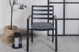 Venture Design Fotelis, Brasilia Kėdė, 60x56x87 cm, Juoda
