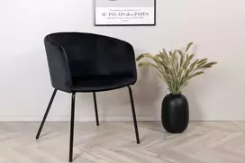 Venture Design Kėdė, Berit, 55x78x55 cm, Juoda