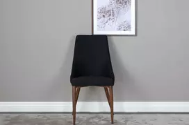 Venture Design Valgomasis kėdė, Leone 2 vnt., 50x46.5x91 cm, Juoda