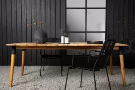 Venture Design Valgomasis stalas, Julian, 210x100 cm, Ruda