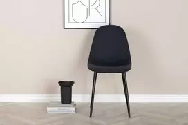 Venture Design Valgomasis kėdė, Polar 2 vnt., 53x88x46 cm, Juoda