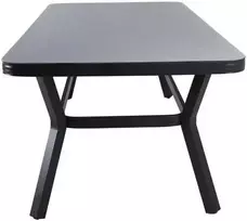 Venture Design Valgomasis stalas, Virya, 200x100 cm, Juodas