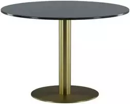 Venture Design Valgomojo stalas, Estelle, ø106 cm, Tamsiai pilka