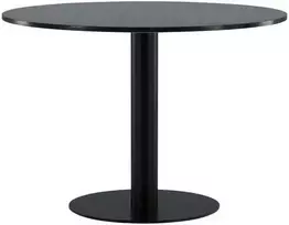 Venture Design Valgomasis stalas, Estelle, ø106 cm, Tamsiai pilka