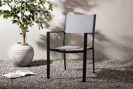 Venture Design Stogelio kėdė, Copacabana 2 vnt., 61x56.5x88 cm, Pilka