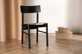 Venture Design Valgomasis kėdė, Montros, 48x45.5x82 cm, Juoda