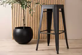 Venture Design Baro kėdė, Tempe 4 vnt., 43x76 cm, Tamsiai pilka