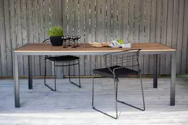 Venture Design Valgomasis stalas, Break, 90x205 cm, Juodas