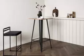 Venture Design Baro stalas, Tempe, 60x60 cm, Riešutas