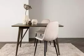 Venture Design Valgomasis stalas, Kaseidon, 80x120 cm, tamsiai rudas