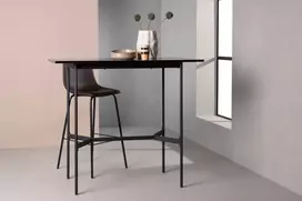 Venture Design Baro stalas, Rax, 120x60 cm, Juodas