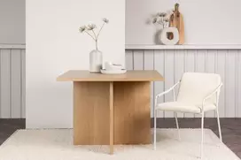 Venture Design Valgomasis stalas, Leo, 100x100 cm, ąžuolas