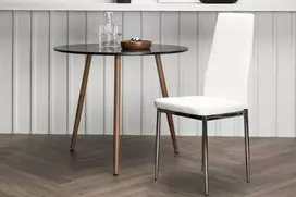 Venture Design Valgomasis kėdė, Pastill, 2 vnt., 45x42x99 cm, Balta