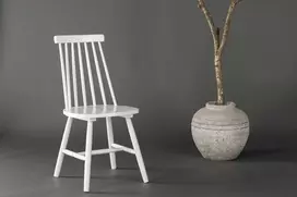 Venture Design Valgomasis kėdė, Lönneberga 2 vnt., 50x43x88 cm, Balta
