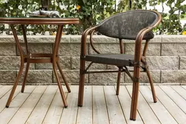 Venture Design Kėdė, Vila Real kavinės kėdė, 2 vnt., 83x57x60 cm, Juoda