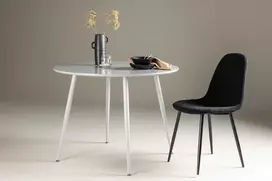 Venture Design Valgomasis stalas, Plaza, ⌀100 cm, Pilka