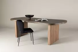 Venture Design Valgomasis stalas, Eleonora, 100x230 cm, Ruda