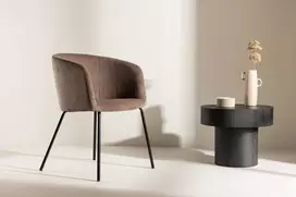 Venture Design Valgomasis kėdė, Berit, 56x52x78 cm, Ruda